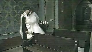 Priest Jean-yves Fucks Bride Vivien: Scene From "il Confessionale"